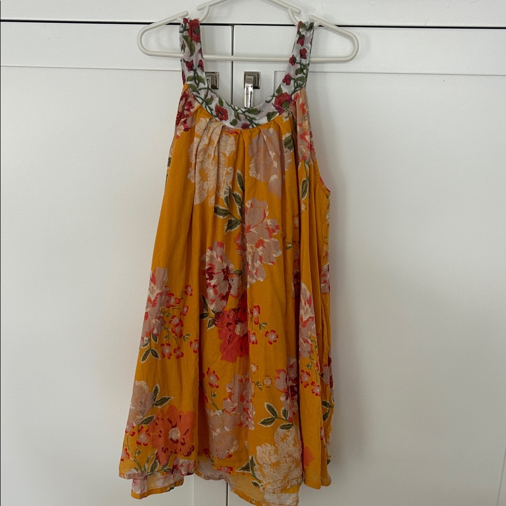 Roller Rabbit Yellow Floral Kids Dress